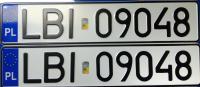 Автономер для авто Литва, изготовление в Киеве, Украине